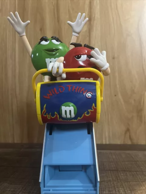 M&M Rollercoaster WILD THING Candy Dispenser MM Roller Coaster Collectible Toy