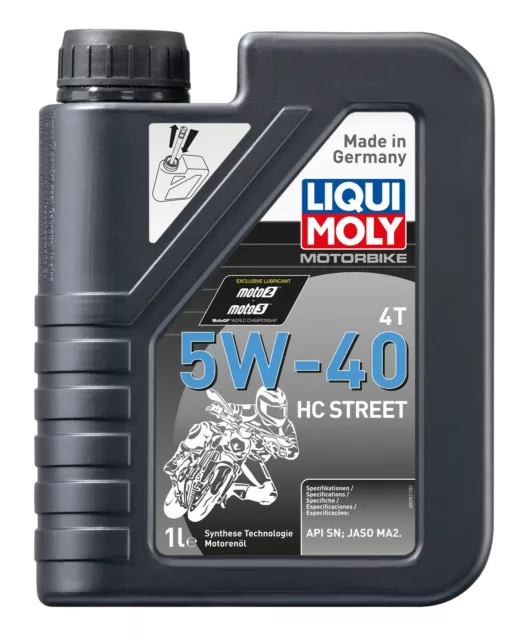 LIQUI MOLY Motorbike 4T 5W-40 HC Street Motoröl 1Liter