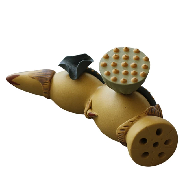 Set da tè radice di loto decorazione zisha animale domestico vinta statua riposo bacchetta