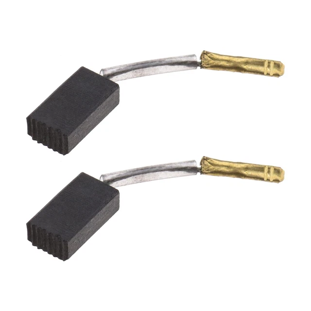 2 Pairs of Replacemen 30711157000 Carbon Brushes 5x8x14mm Auto Cut Off Compat...