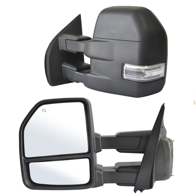 PAIR TOWING MIRRORS For 20152020 Ford F150 Pickup Truck Power Heated