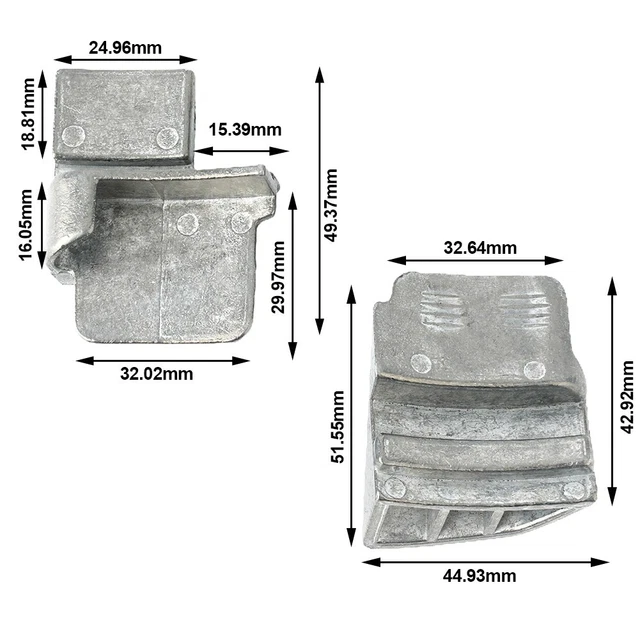 Set rimozione cintura elastica in metallo compatto e leggero 2 pz