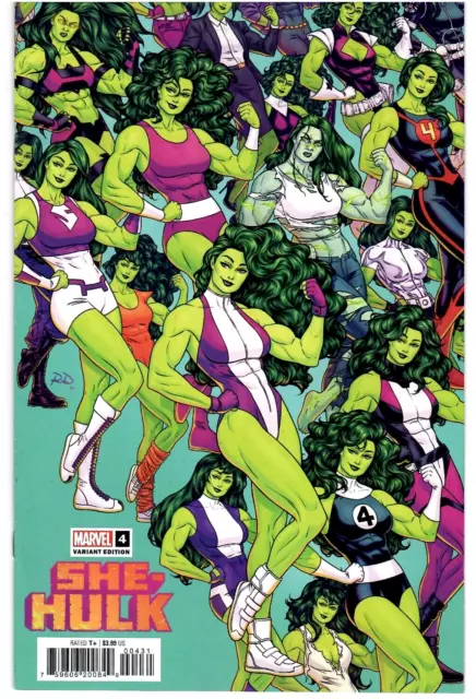 She-Hulk #4 Russell Dauterman Variant MCU 2022 NM-