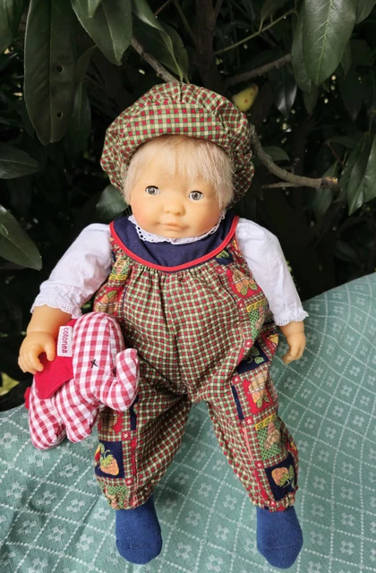 POUPEE COROLLE Poupon Bébé Brun 30 Cm Corps Billes 1995 Vintage