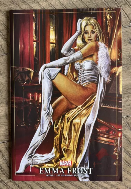 Inferno (2021) #2 Joe Jusko Marvel Masterpieces Variant Cover (Emma Frost)