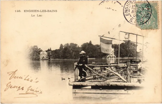 CPA Enghien les Bains Le Lac FRANCE (1308155)