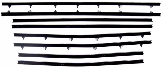 1971-1972 Ford LTD, Brougham 4 door hardtop window sweep seals belt line molding