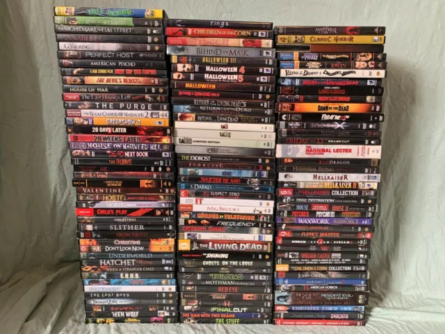 Horror DVD Liquidation Sale! Tons of DVDs To Pick From Discount on Multiple