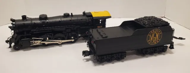 K Line (K3399-0002S) Virginian Pacific Steam Engine and Tender ~ our item  T5672