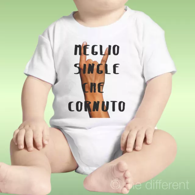 Body Neonato Unisex Meglio Single Che Cornuto Idea Regalo