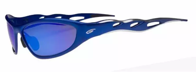 Grix Heat Aluminium Sunglasses Blue SECONDS Hot Rod Custom Motorcycle style