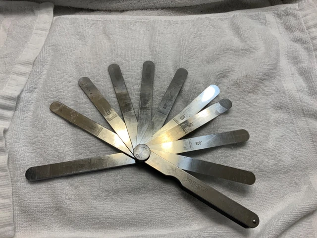 Starrett feeler gage No. 467 (10 blades) USA