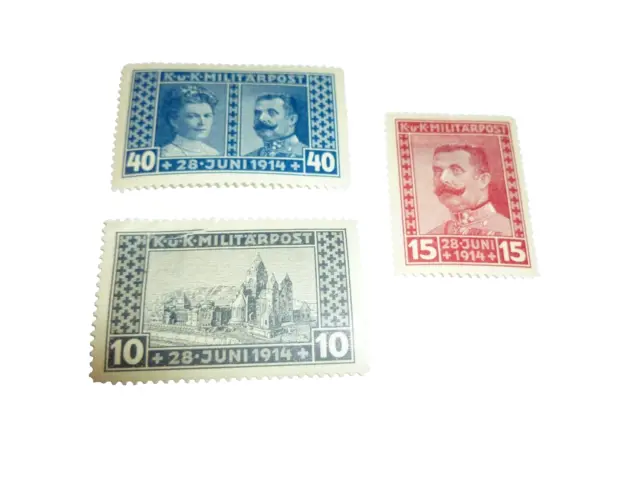 Bosnia & Herzegovina Stamps # B13-15 H  Set of 3