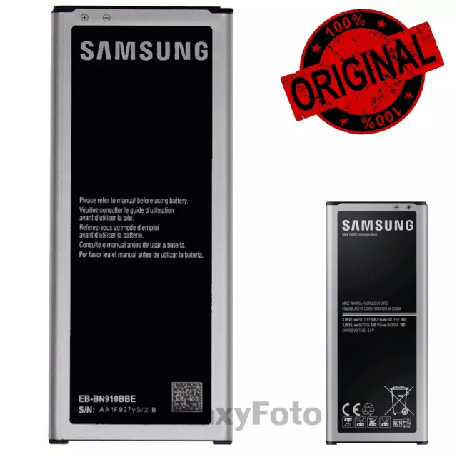 Samsung New Batteria Originale Litio Eb-Bn910Bbegww 3220 Mah Galaxy Note 4 N910