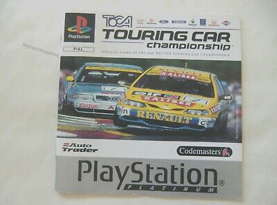 56577 libretto di istruzioni-TOCA TOURING CAR CHAMPIONSHIP-Sony PS1 PLAYSTATION 