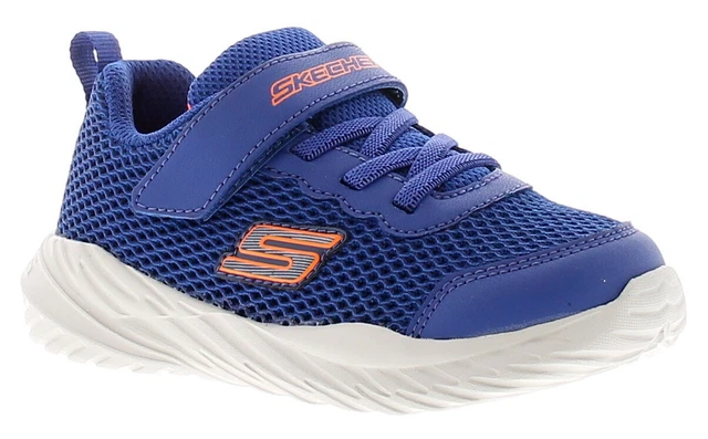 Skechers Nitro Sprint Krodon Infants Childrens Trainers blue 4 - 9 UK Size