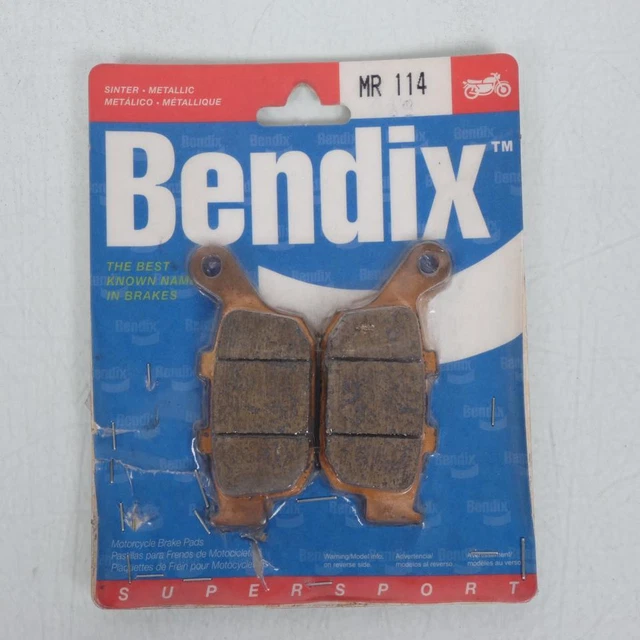 Plaquette de frein AR Bendix pour moto Triumph 650 Daytona 2002 à 2005 MR114