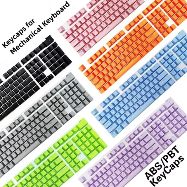 104Pcs Keyboard ABS Mechanical Backlit Keycaps For Gaming Cherry MX Key Caps New