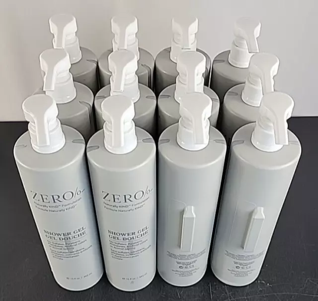 Gilchrist & Soames | Zero% | Shower Gel | Naturally KIND  | 15 OZ | 12 Pack