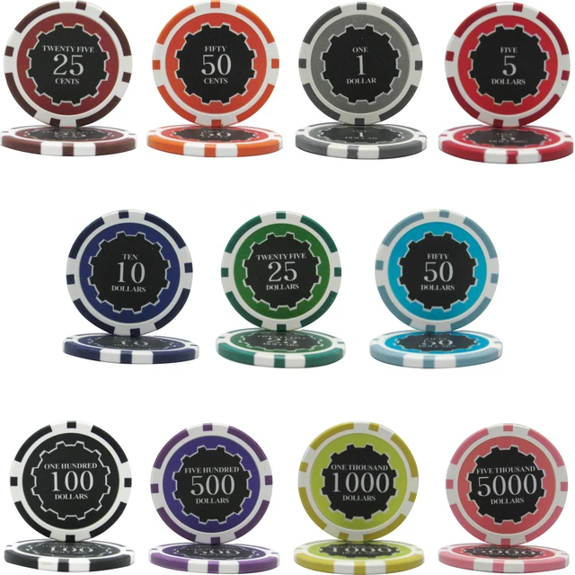Mrc Poker 650Pcs 14G Eclipse Poker Chips Set With Alum Case 2