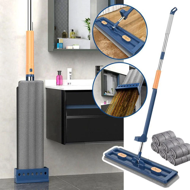 Multifunction Mop NEW UPGRADE MULTI-FUNCTIONAL Large Flat Mop 360°Rotating Magic Self ...