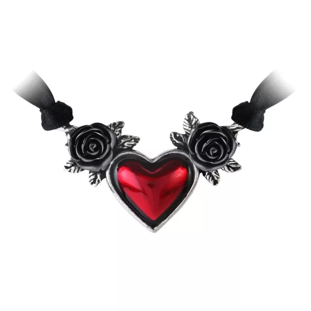 Alchemy Gothic Blood Heart Pewter Pendant BRAND NEW