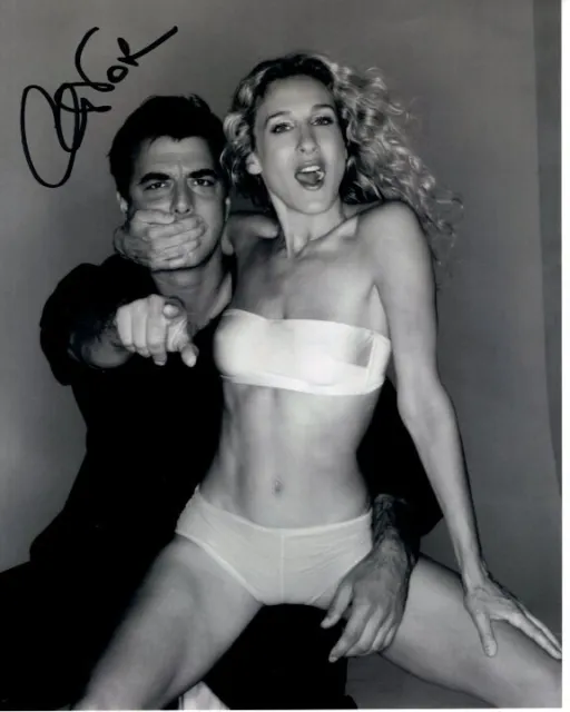 CHRIS NOTH Signed 8x10 SEX AND THE CITY w/ SARAH JESSICA PARKER Photo