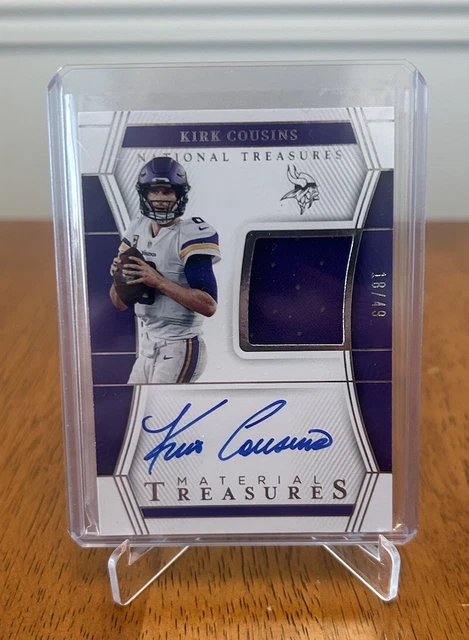Carte Kirk Cousins Panini National Treasures 2023 – Century Materials /49 – Vikings