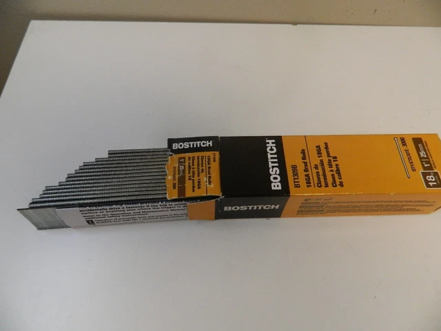 (3000 piezas) Bostitch Brad Nails 18GA 1" BT1309B