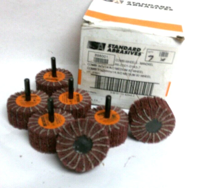 Standard Abras Buff And Blend Combi-Wheel 898001 2" X 1" X 1/4" A Med 80G 7Pc