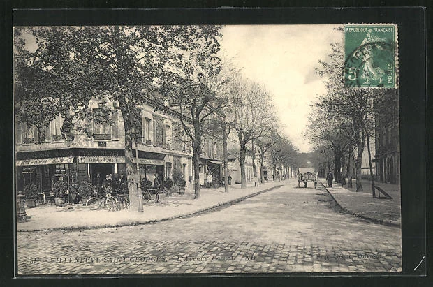CPA Villeneuve-Saint-Georges, L´Avenue Carnot