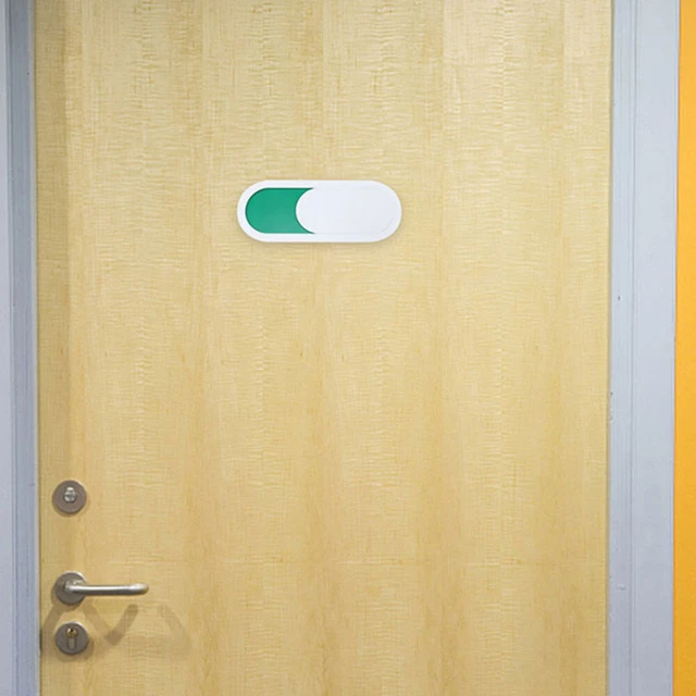 Sign Slider Indicator PRIVACY SIGN VACANT Occupied Sign Slider Door Blank Sign Blank Slider ...