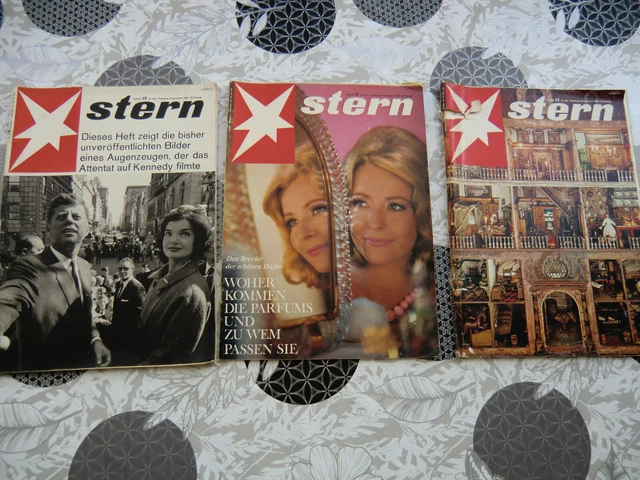 STERN 3 Hefte - Heft 49/8.12.1963, Heft 51/ 22.12.1963 u. Heft 52/29.12.1963