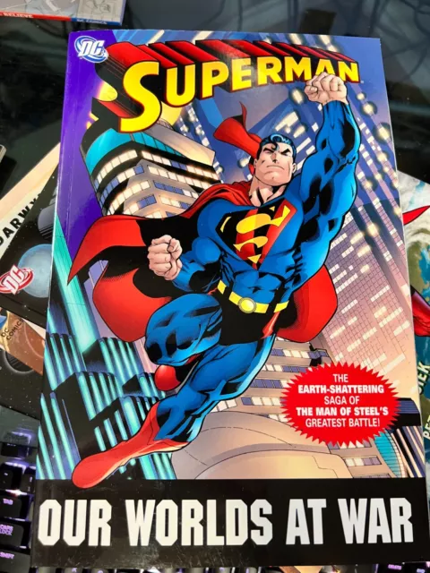 Superman Our Worlds at War Complete DC Deluxe TPB BRAND NEW RARE Man of Steel