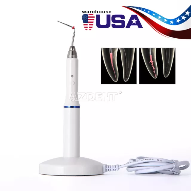 Dental Wireless Gutta Percha Obturation System Endo Heated Pen 2 Tips White 2