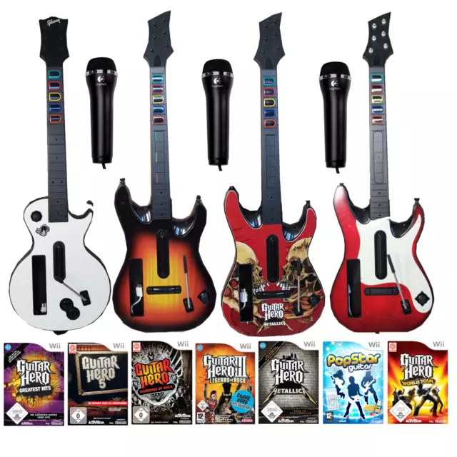 Nintendo Wii Guitar Spiele, Gitarre  Guitar Hero, Greatest Micro Mikro Auswahl