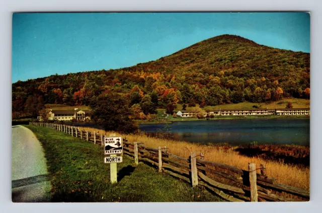 Bedford VA-Virginia, Virginia Peaks Of Otter Restaurant, Vintage Postcard