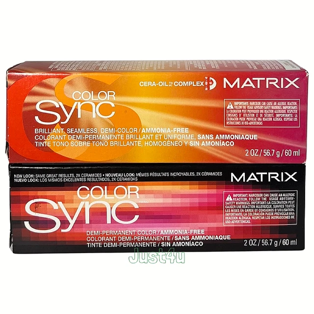 Matrix Color Sync Demi-Permanent Hair Color, 2oz. (Choose!!!)