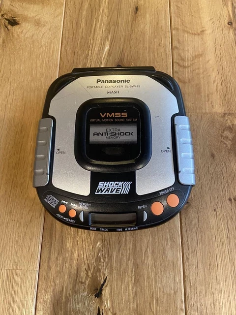VINTAGE PANASONIC SL-SW415 Shock Wave Portable CD Player