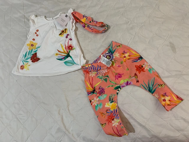 Next Baby Girls Clothes Brand New With Tags Age 3-6 Months Shorts Summer Clothes