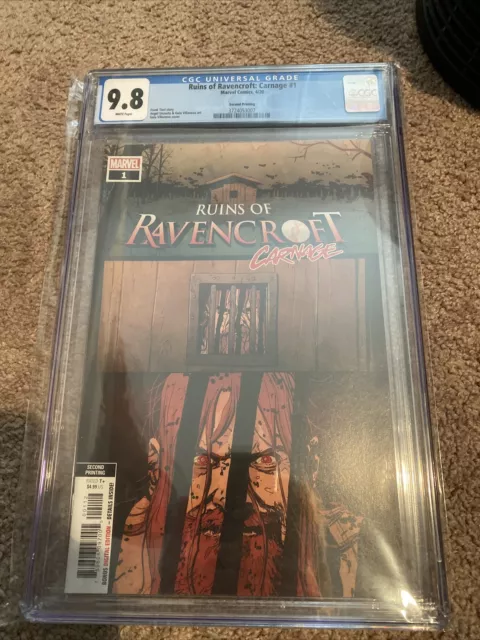 Ruins of Ravencroft: Carnage 1 Second Print CGC 9.8