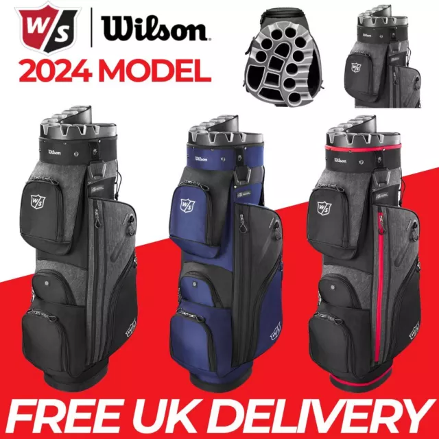 WILSON STAFF 2024 i-LOCK 3 CART / TROLLEY 14 WAY DIVIDER  GOLF BAG FREE DELIVERY
