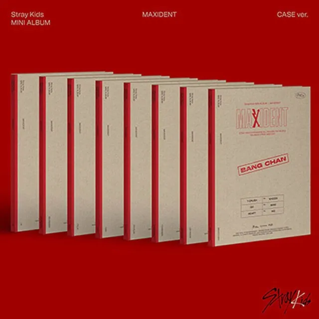 STRAY KIDS MAXIDENT Album CASE Ver RANDOM CD+Photo Book+Card+Poster+etc SEALED