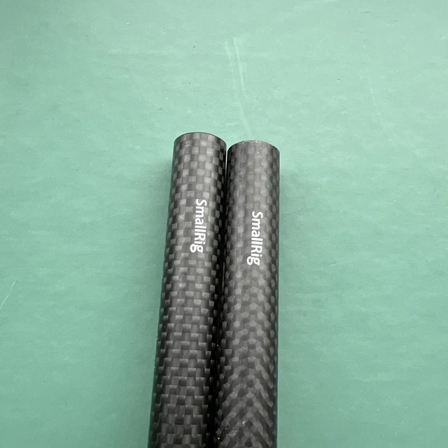 SMALLRIG CARBON FIBER 15mm Rods(Non-Thread), 8 Inches(20cm) Long, Pack ...