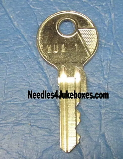 Wurlitzer WUA1 Jukebox Key: Fits Most German Models Including OMT/1015