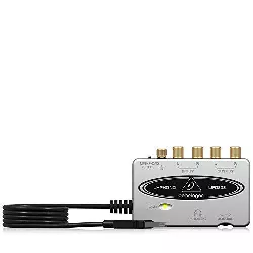 U-TELEFON UFO202 audiophile USB/Audio-Schnittstelle mit integriertem Phono