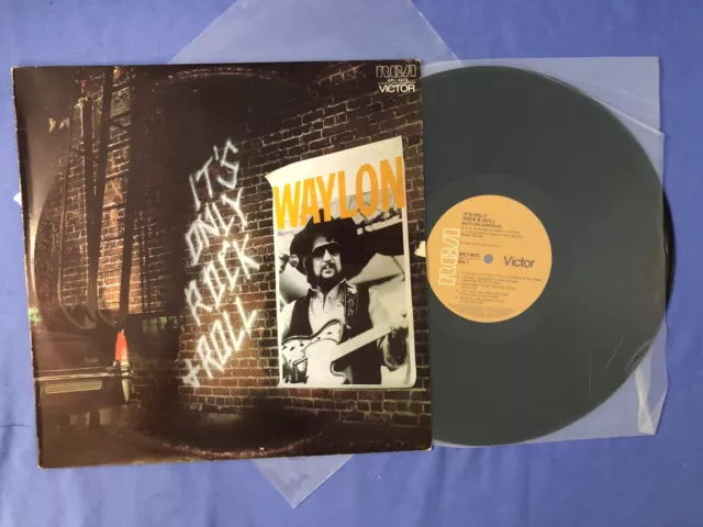 Waylon Jennings It's Only Rock And Roll WAYLON JENNINGS IT'S Only Rock & Roll 12" Vinyl LP 1983 RCA Victor Aus
