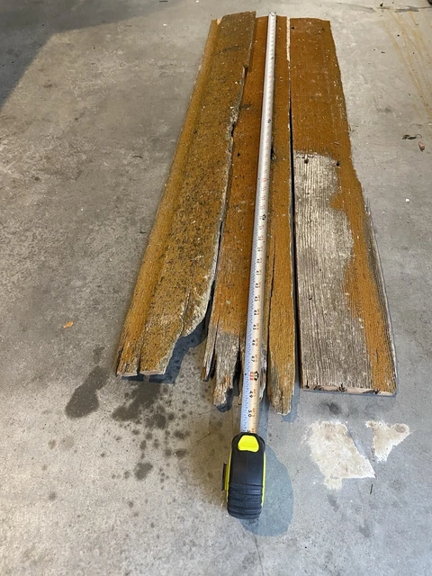 Rustic Farmhouse Reclaimed Barn Wood 11 Pack - 4Ft Planks Natural Weathered Gray