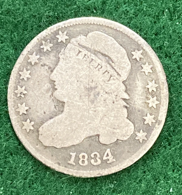 1834 Capped Bust Dime