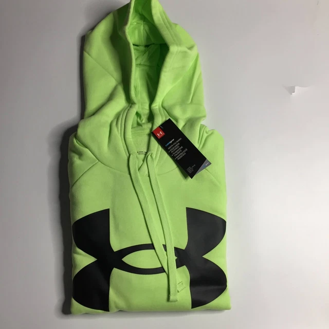 Felpa con cappuccio Under Armour da uomo verde rival FLC SN99